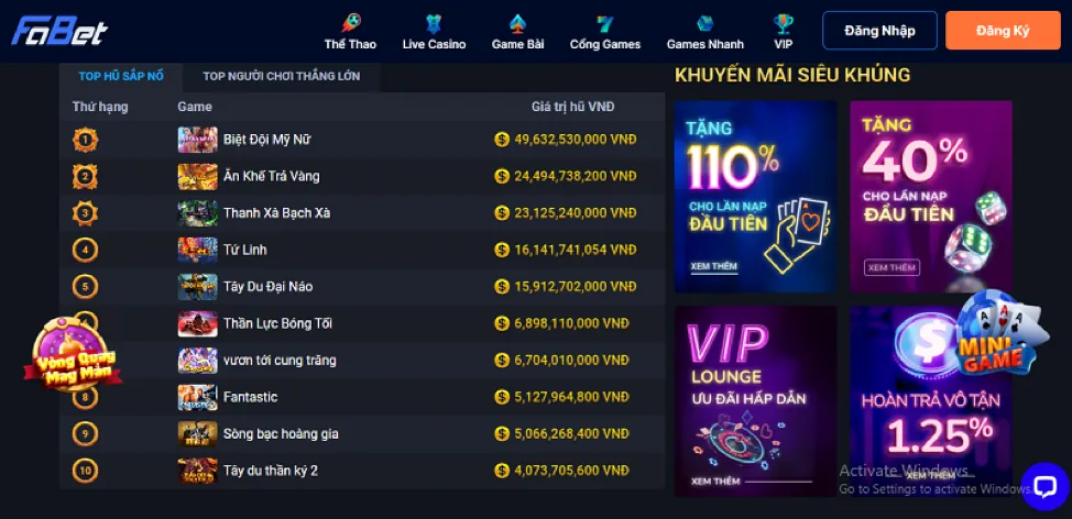 Thưởng nạp lại pk88 code